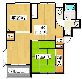 第４ラフィーネの間取り
