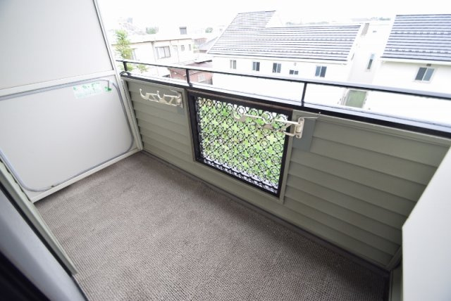 第４ラフィーネのバルコニー|明るいバルコニー