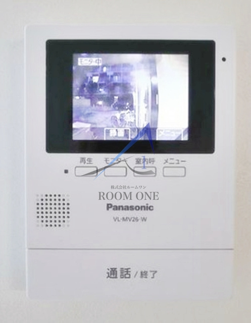 フォーリア加賀のセキュリティ|モニター付きインターホンです。
