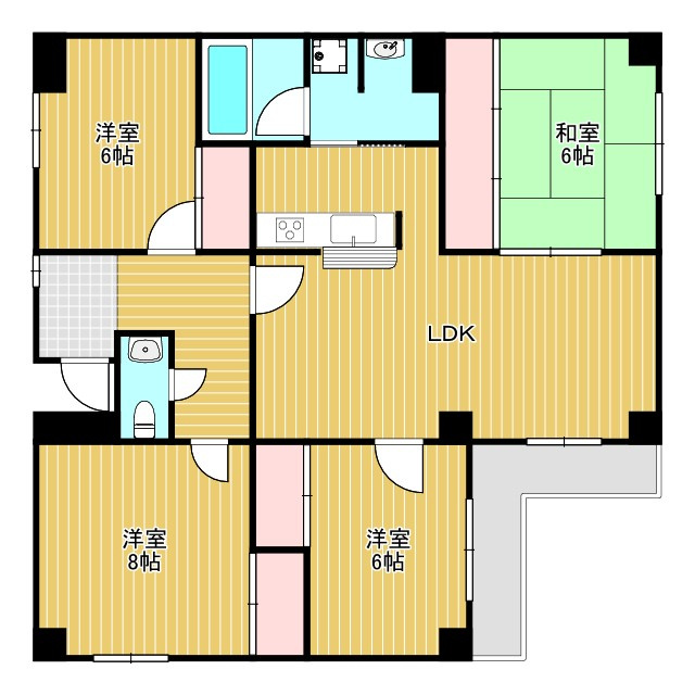 ハセはなみずきの間取り