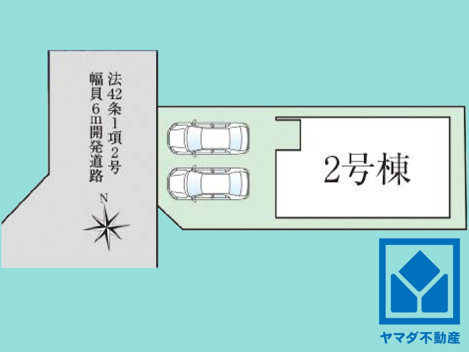 伏見区羽束師鴨川町　第3　2号棟の区画図