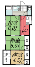 【間取り】 | 中村貸家/230