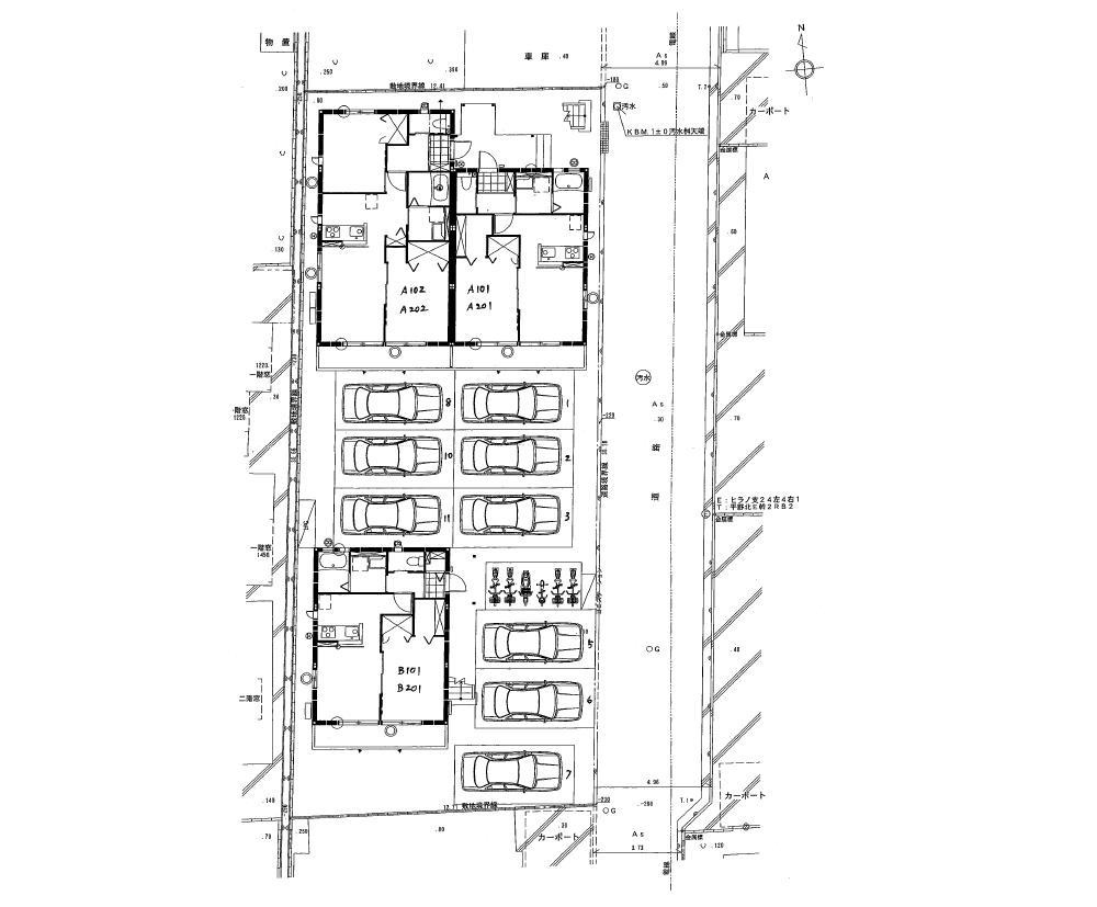 アヴィニールＡの区画図