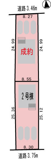 【区画図】 | 各務原市那加前野町1丁目　2号棟