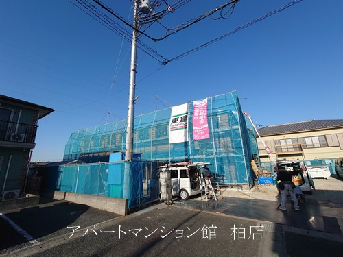 （仮称）柏市篠籠田　新築アパートの外観