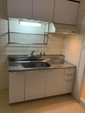 大阪市中央区松屋町の賃貸マンションのキッチン
