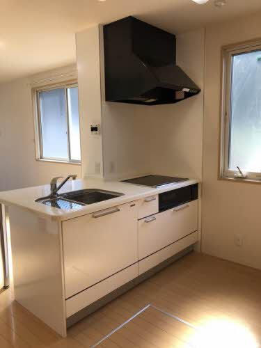 ウエストフィールドA棟のキッチン