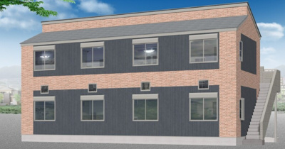 【外観パース】 | シティハイツ成瀬