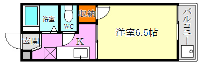 飛松ハイツの間取り