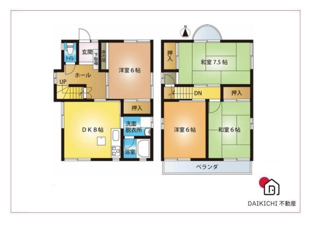 【間取り】 | 熊谷市妻沼　中古戸建