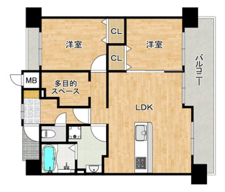 【間取り】 | ソワール新檜尾台７号棟