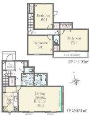 野洲市近江富士3丁目2号棟　新築戸建て