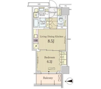 【間取り】 | パークアクシス池田山