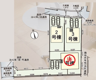 【区画図】 | クレイドルガーデン宇部市亀浦 第2（2号棟）