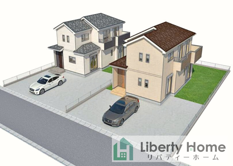 水戸市堀町2086番　新築戸建　A号棟の完成予想図|ご予約をいただければ、『平日の空いた時間』『周辺物件まとめて見たい』『1件だけ見たい』ももちろん可能です♪
お気軽にお問合せください♪