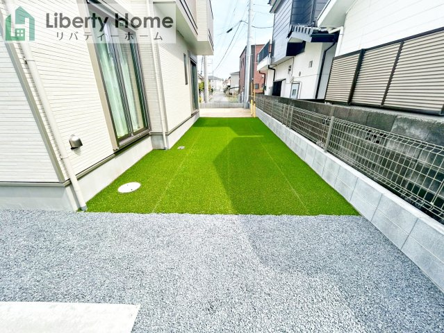 水戸市堀町　新築戸建　B号棟の庭