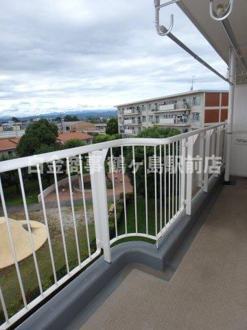 若葉台第一住宅のバルコニー