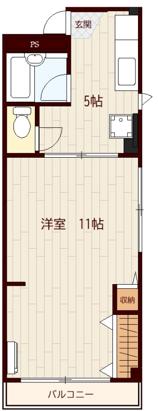 メゾン松月の間取り