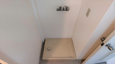 【設備】 | カテナ豊里 | 室内に洗濯機も設置可能です