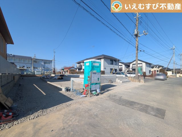 Cradle garden　熊谷市久保島第3の前面道路含む現地写真
