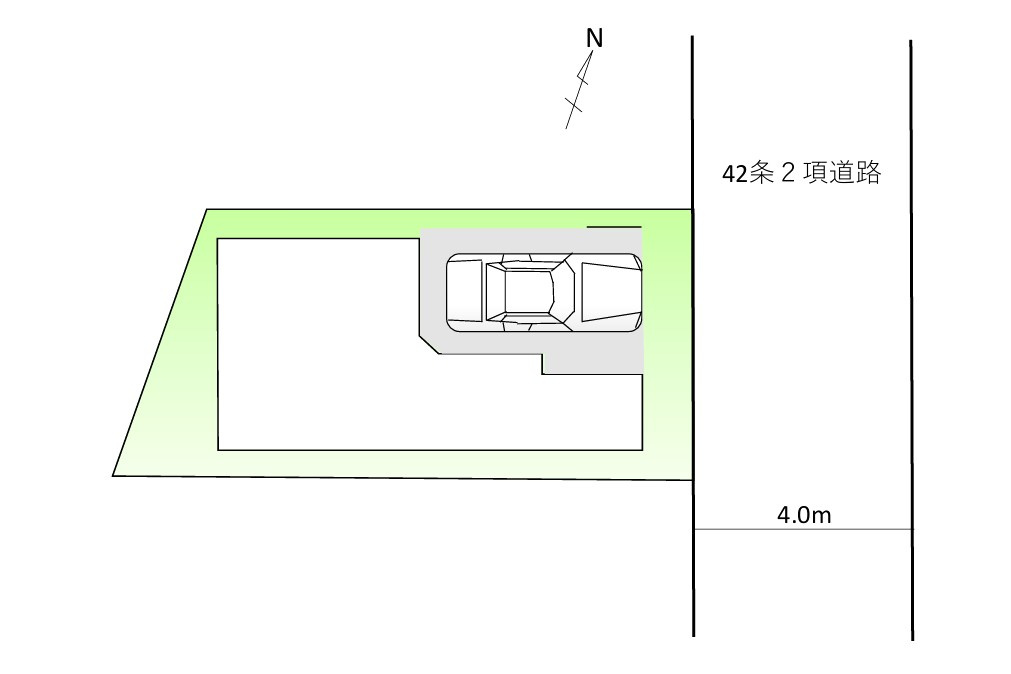 板橋区泉町　中古戸建の区画図