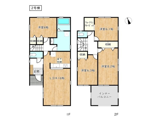 【間取り】 | 姫路市田寺5期／全2棟