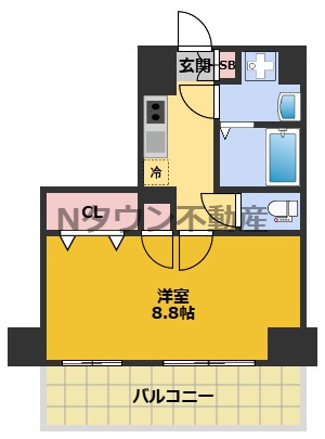 【間取り】 | ディアレイシャス東別院Ⅳ | 間取りです。