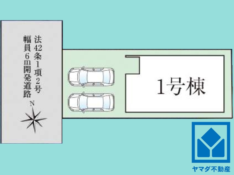 伏見区羽束師鴨川町　第3　1号棟の区画図