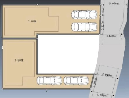 松戸市緑ケ丘２期　全２邸の間取り