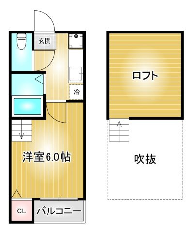 Loft3千種｜名古屋市の賃貸ならMｙ賃貸の間取り|Loft３千種
