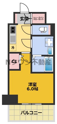 【間取り】 | ディアレイシャス東別院Ⅳ | 間取りです。