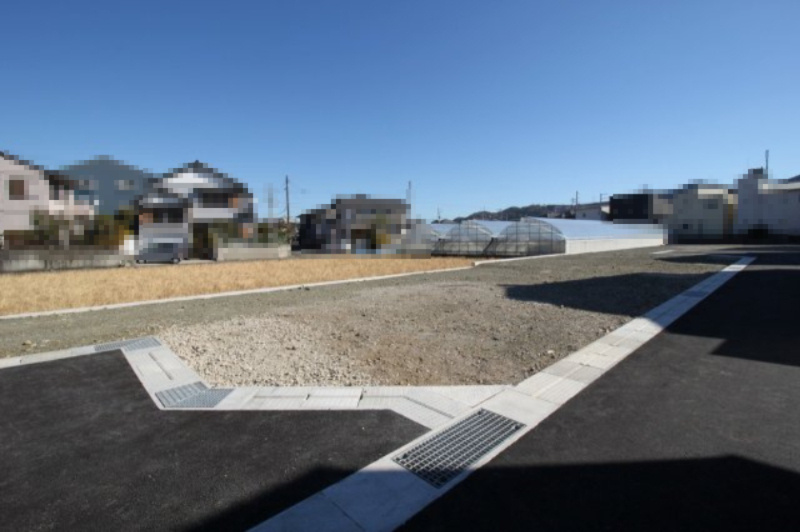 鴨部　建築条件なし　売土地　1号地（全4区画）の外観|1号地　土地面積　130.46㎡　（約39.46坪）