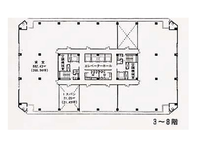 金山総合ビル（第一生命）の間取り