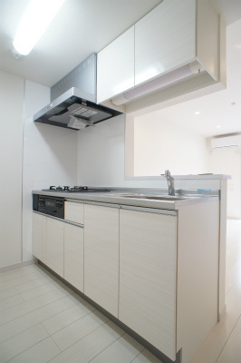 さいたま市緑区大字三室のアパートのキッチン