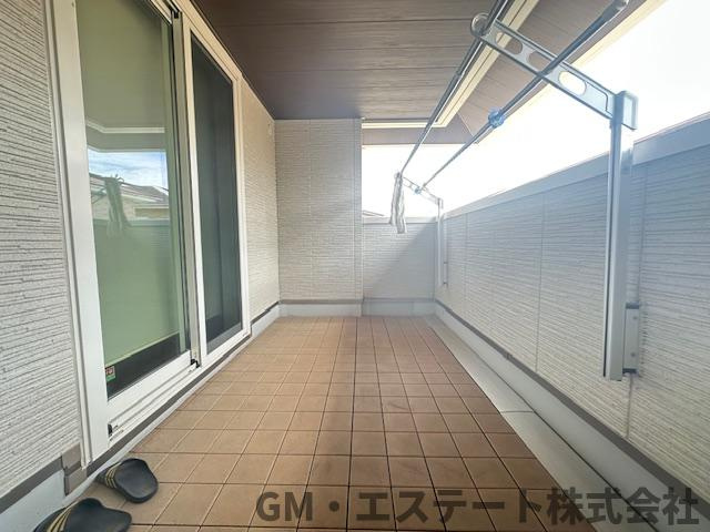 宮崎市大塚町西ノ後　中古住宅のバルコニー
