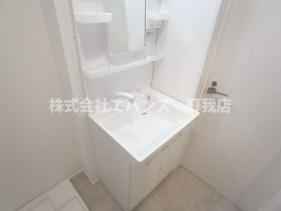 【独立洗面台】 | コネクトパーク末広 | 朝の身支度には欠かせない独立洗面化粧台