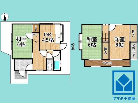 南区西九条唐戸町の間取り