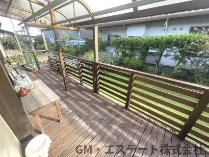 宮崎市大字赤江飛江田　中古住宅の庭