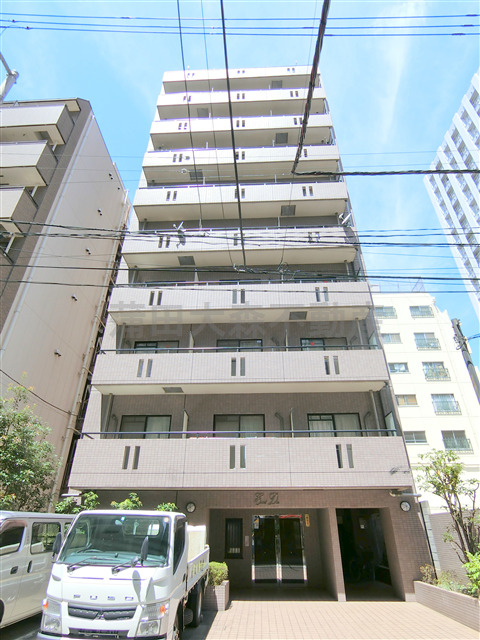 エクセルダイア蒲田Ⅲの外観|2000年11月築　SRC鉄骨鉄筋コンクリート造地上12階建て総戸数31戸
東京都大田区蒲田5丁目　JR京浜東北線蒲田駅徒歩4分、京急本線京急蒲田駅徒歩6分