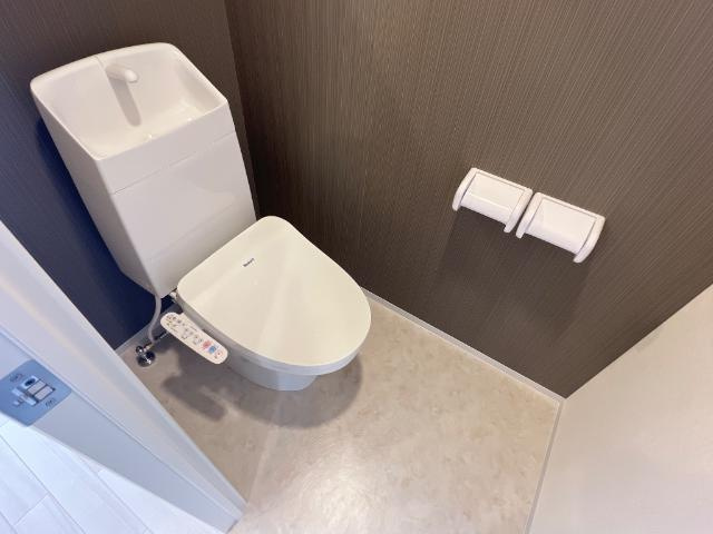 仮）取手市本郷４丁目新築アパートのトイレ|シャワー付トイレ（イメージ）