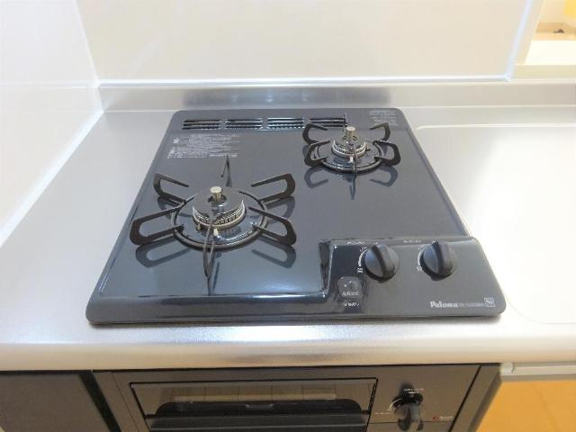 仮）取手市本郷４丁目新築アパートのキッチン|２口コンロ（イメージ）