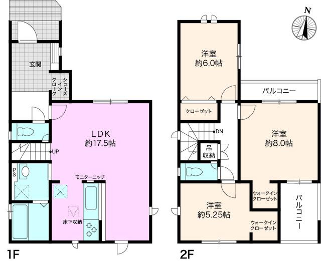 【区画図】 | 新築住宅　高知市福井東町３期② | 2号棟