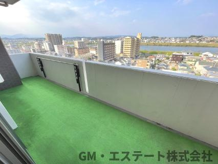コアマンションルネス大橋のバルコニー