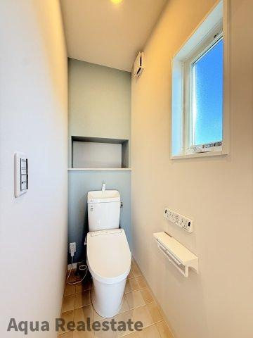 善通寺市原田町　新築戸建てのトイレ|トイレもきれいです