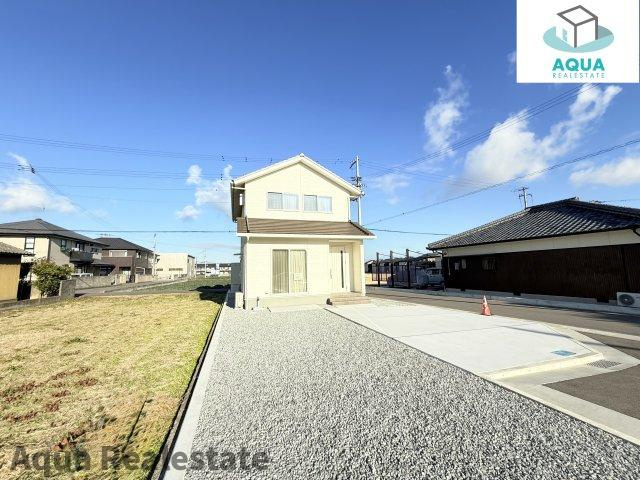 善通寺市原田町　新築戸建ての前面道路含む現地写真|前面道路含む現地写真です