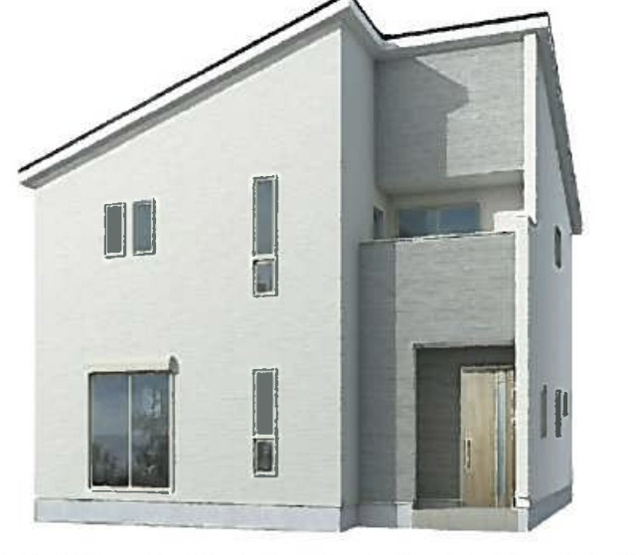 【外観パース】 | Livele Garden.S　鴻巣市登戸第2 新築戸建　全3棟　1号棟 | 1号等