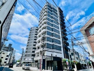 【外観】 | リージア中野新橋 | 鉄筋コンクリート造のがっちりとした造り。