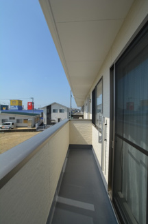 【バルコニー】 | 吉岡道下ハイツ2号地