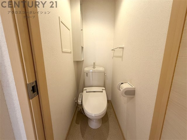温水洗浄便座付です！