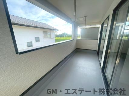 宮崎市祇園3丁目　新築住宅（第2-2号棟）のバルコニー